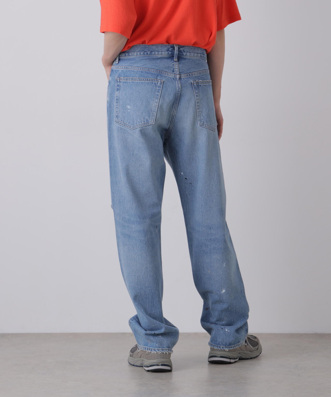 YLEVE / [UNISEX] USED-FINISHED 13.5oz STRAIGHT DENIM | YLÈVE