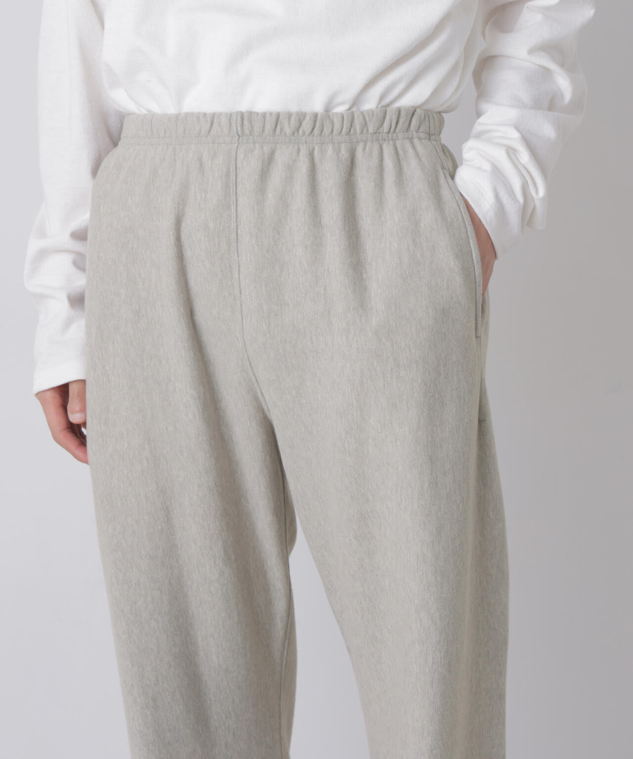 YLEVE / SUN-FADED COTTON SWEAT CUT-OFF PANTS | YLÈVE（イレーヴ