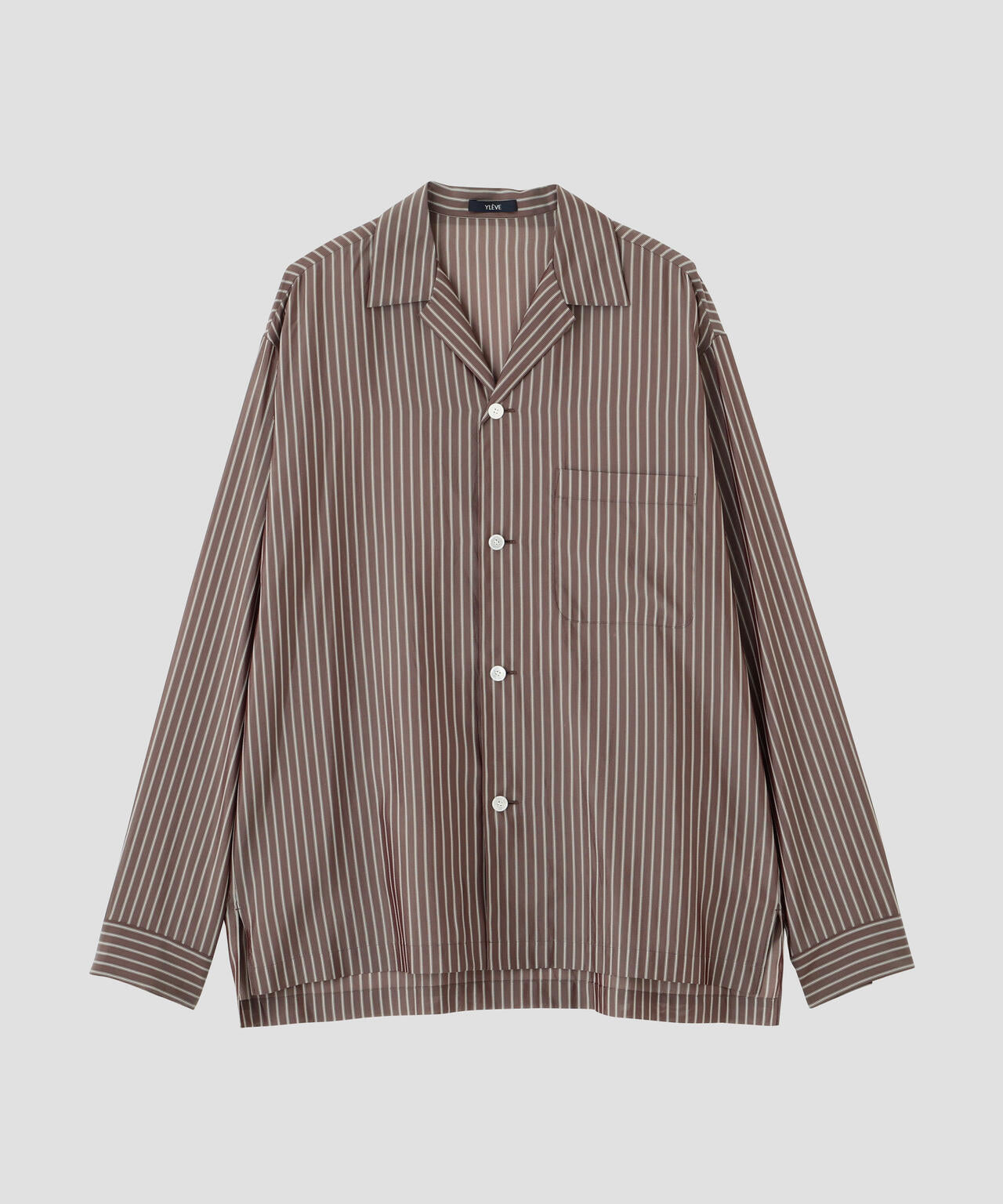 YLEVE / ACETATE CUPRO STRIPE PJ SHIRT | YLÈVE（イレーヴ） ｜【公式