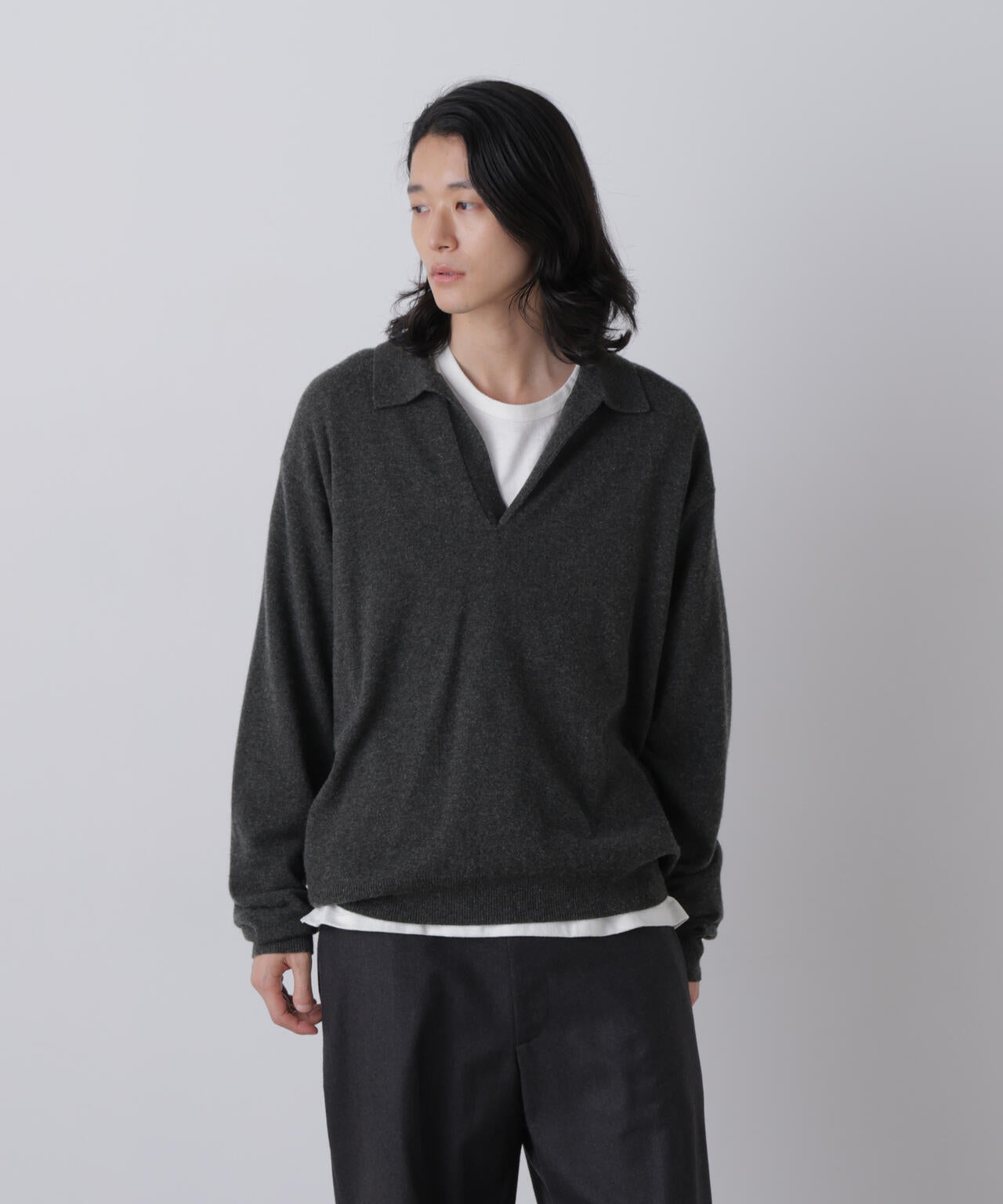 YLEVE / CASHMERE KNIT SKIPPER PULLOVER | YLÈVE（イレーヴ
