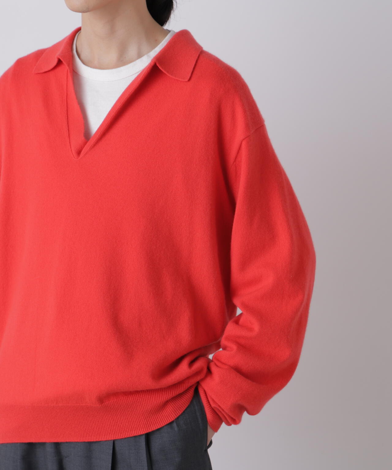 YLEVE / CASHMERE KNIT SKIPPER PULLOVER | YLÈVE（イレーヴ
