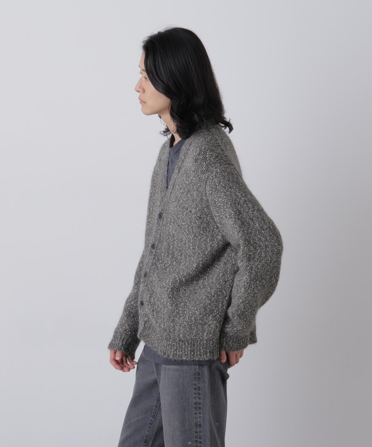 YLEVE / HEATHERED MOHAIR KNIT CARDIGAN | YLÈVE（イレーヴ