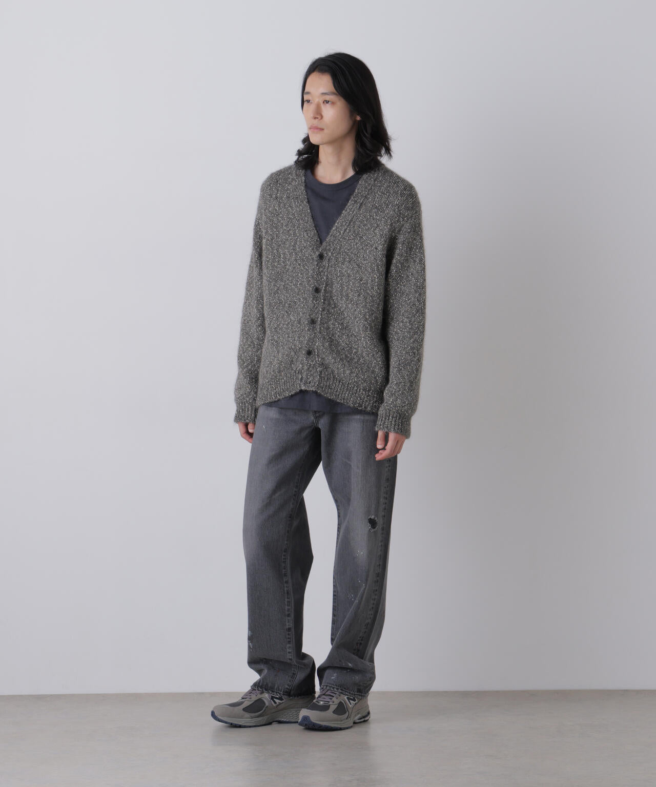 YLEVE / HEATHERED MOHAIR KNIT CARDIGAN | YLÈVE（イレーヴ