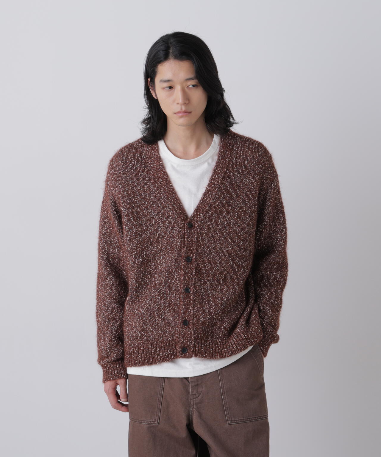YLEVE / HEATHERED MOHAIR KNIT CARDIGAN | YLÈVE（イレーヴ