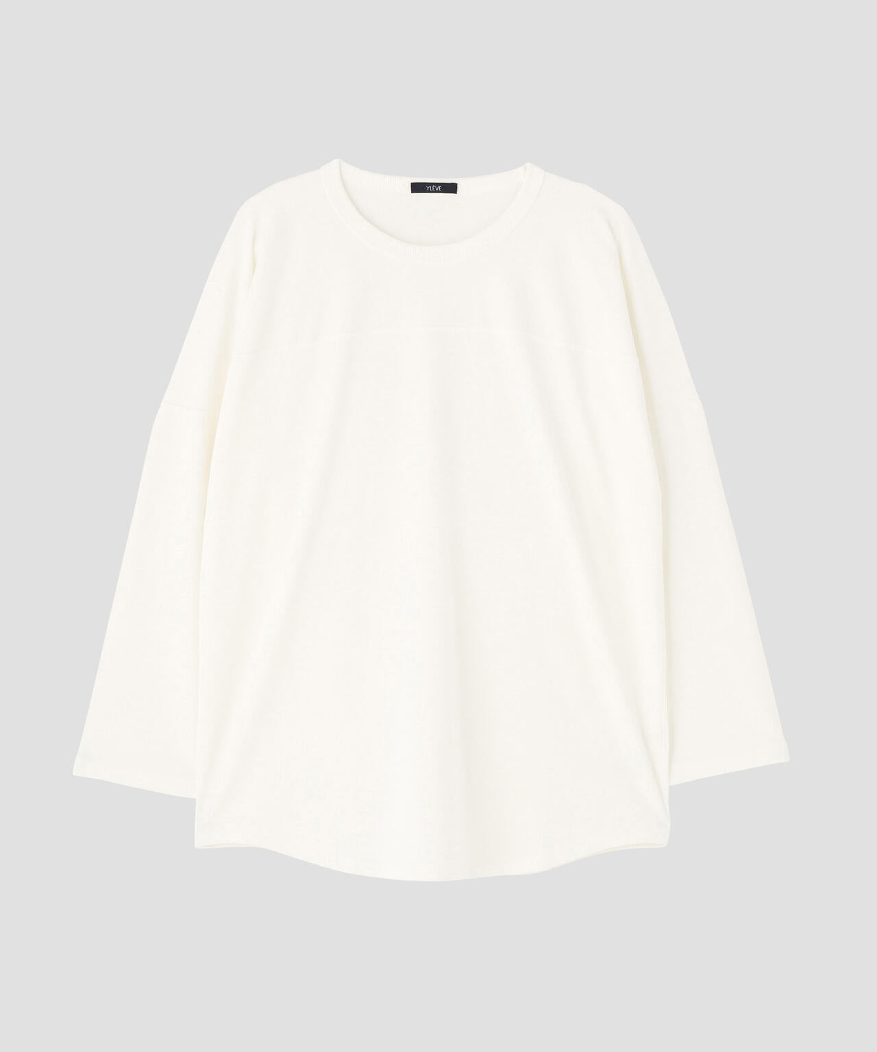 YLEVE / PIGMENT DYED COTTON FOOTBALL T