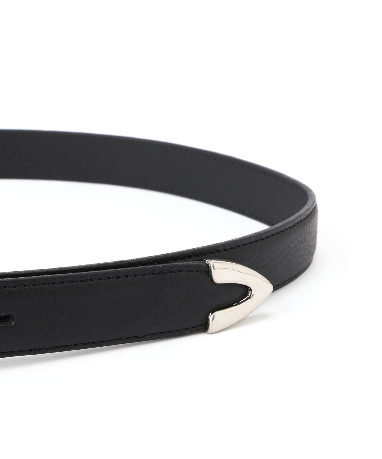 YLEVE レザーバックルドベルト BLACK YLEVE / LEATHER WESTERN BELT MEN | YLÈVE（イレーヴ） ｜【公式