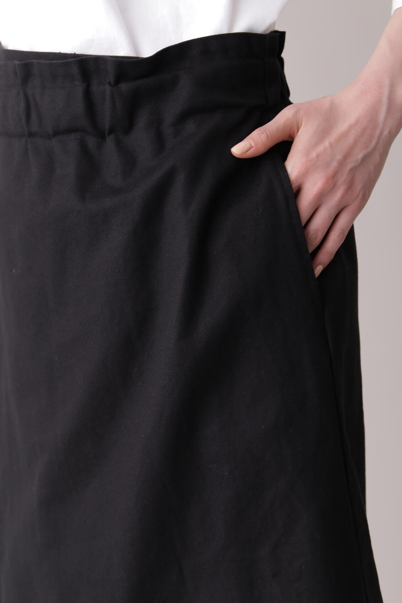 THE LIBRARY / COTTON TWILL WRAP SK