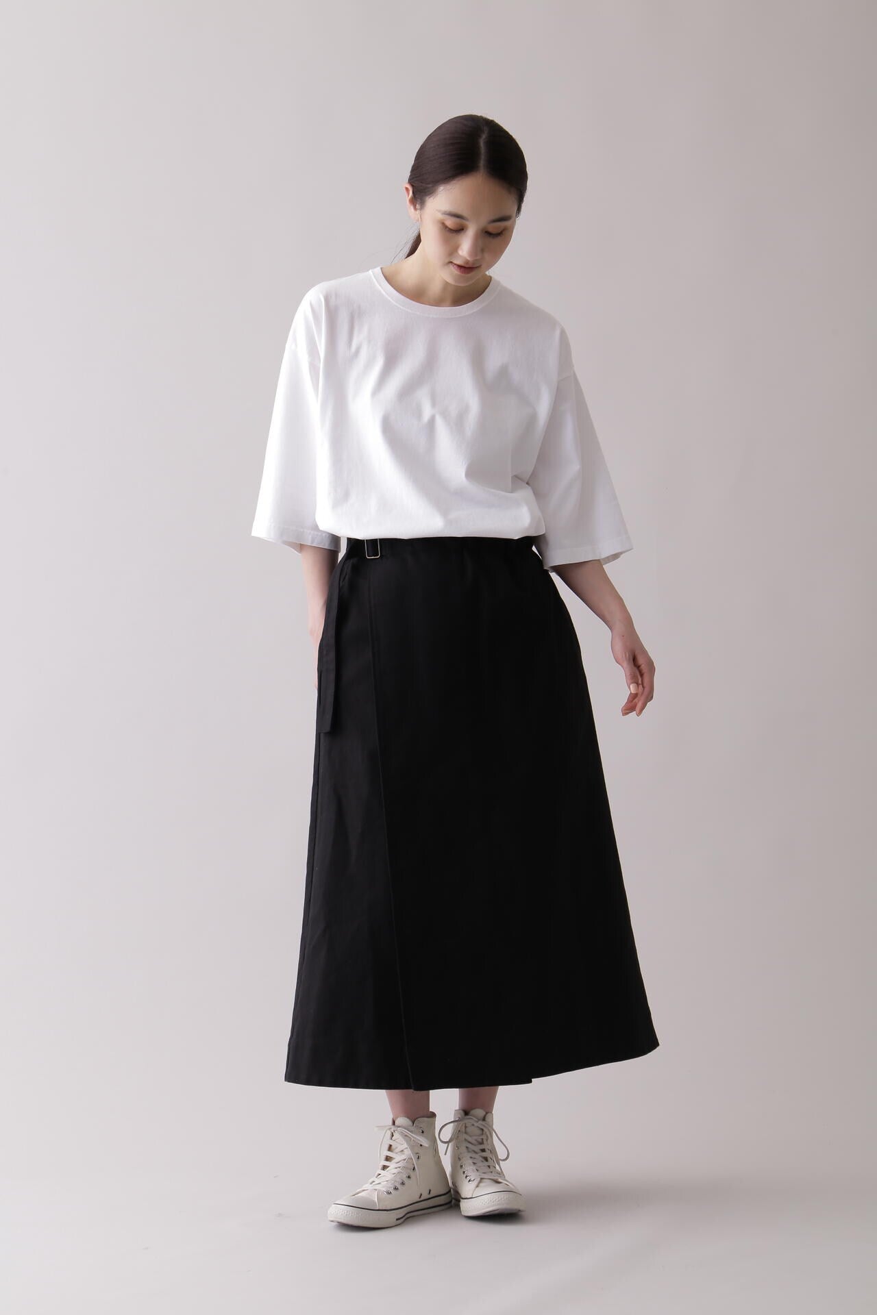 THE LIBRARY / COTTON TWILL WRAP SK