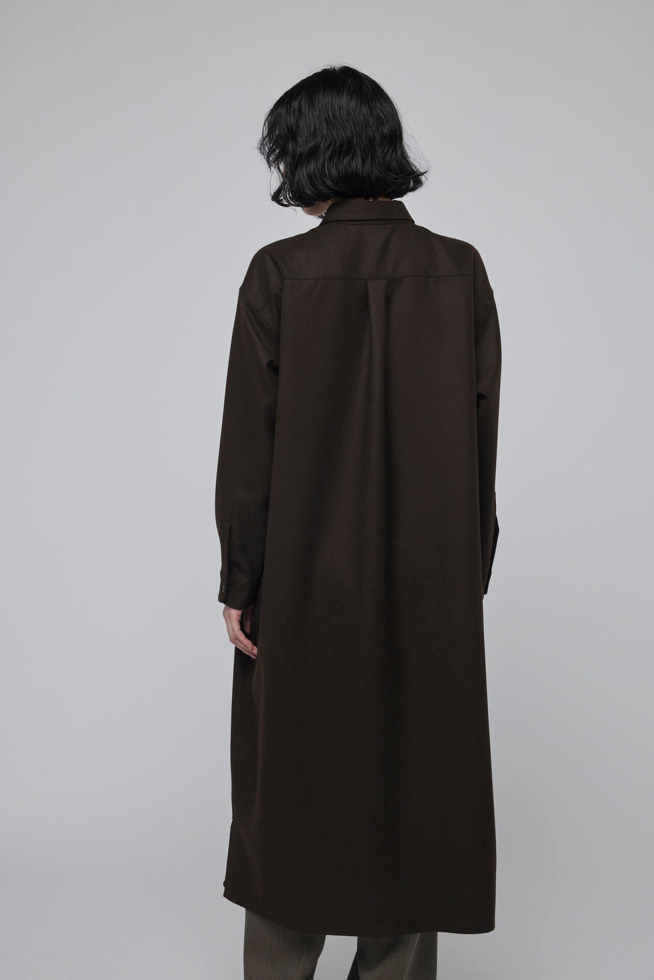 THE LIBRARY / WOOL FLANNEL ONE PIECE