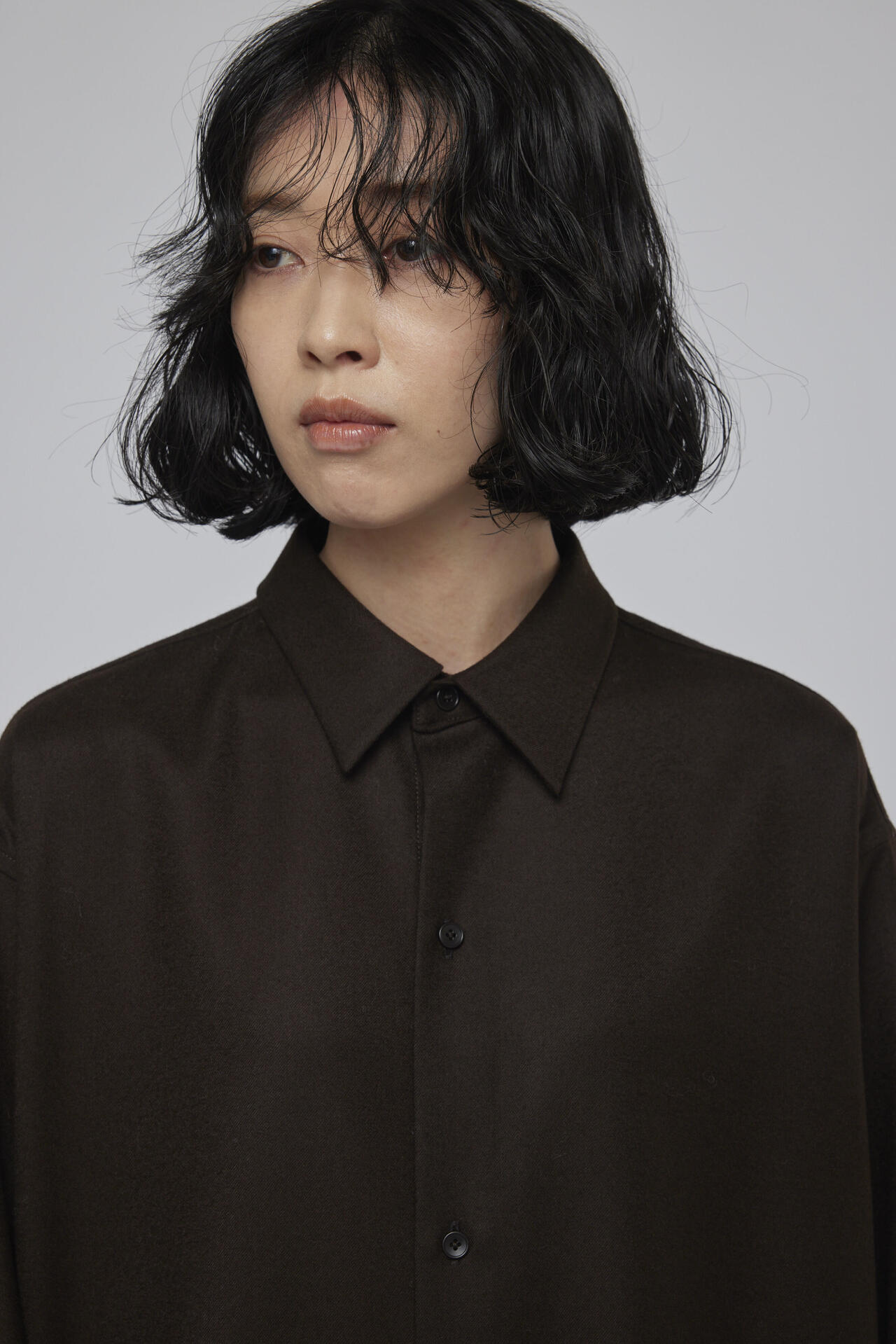 THE LIBRARY / WOOL FLANNEL ONE PIECE