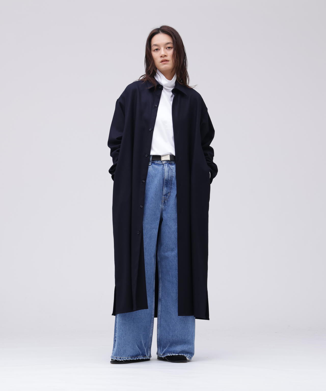 THE LIBRARY / WOOL FLANNEL ONE PIECE | THE LIBRARY（ザ ライブ
