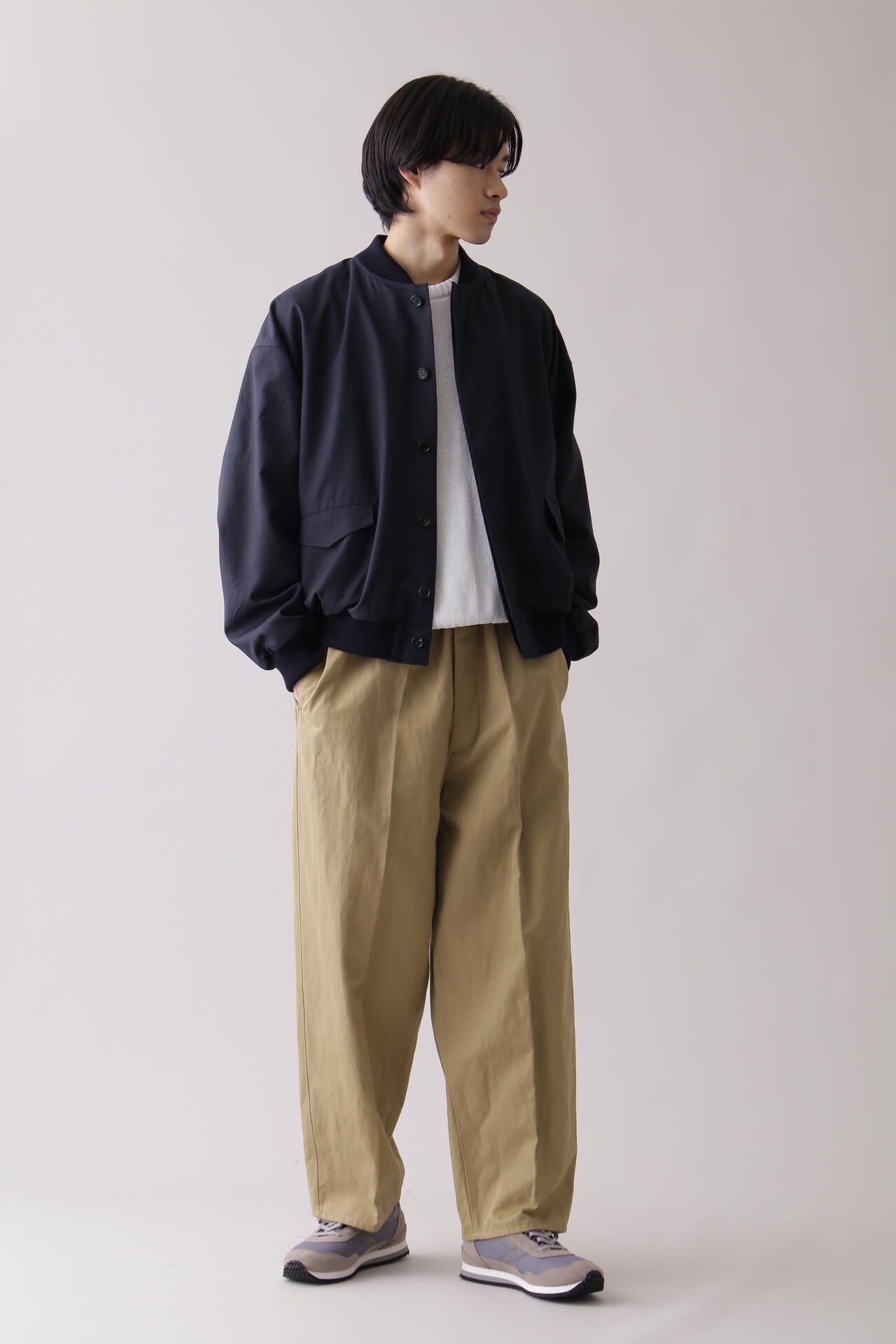 THE LIBRARY / [UNISEX] RAYON/COTTON/CUPRA TWILL FLIGHT BZ