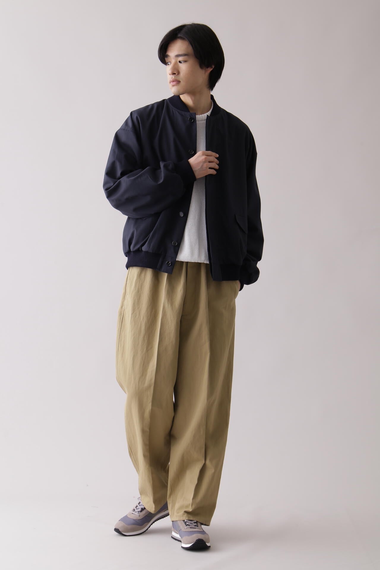 THE LIBRARY / [UNISEX] RAYON/COTTON/CUPRA TWILL FLIGHT BZ