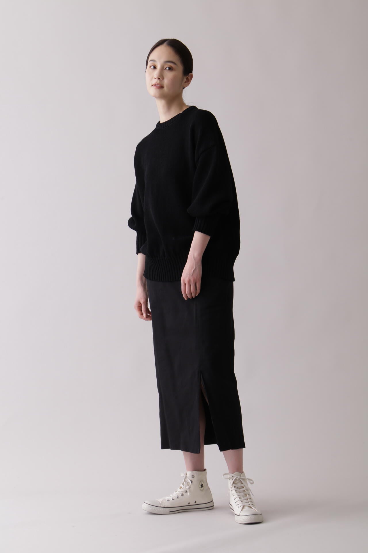 THE LIBRARY / [UNISEX] COTTON KN P/O