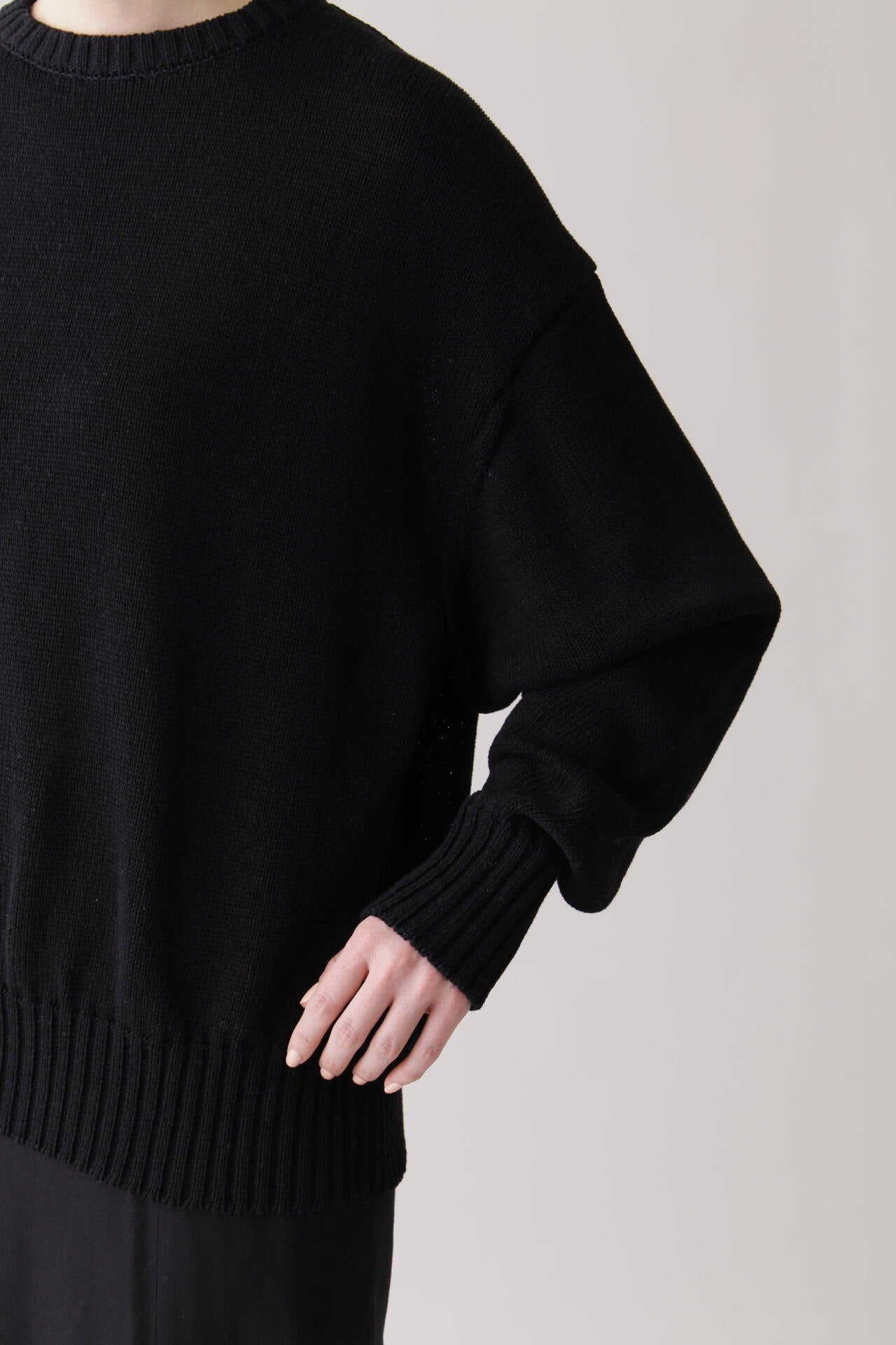 THE LIBRARY / [UNISEX] COTTON KN P/O