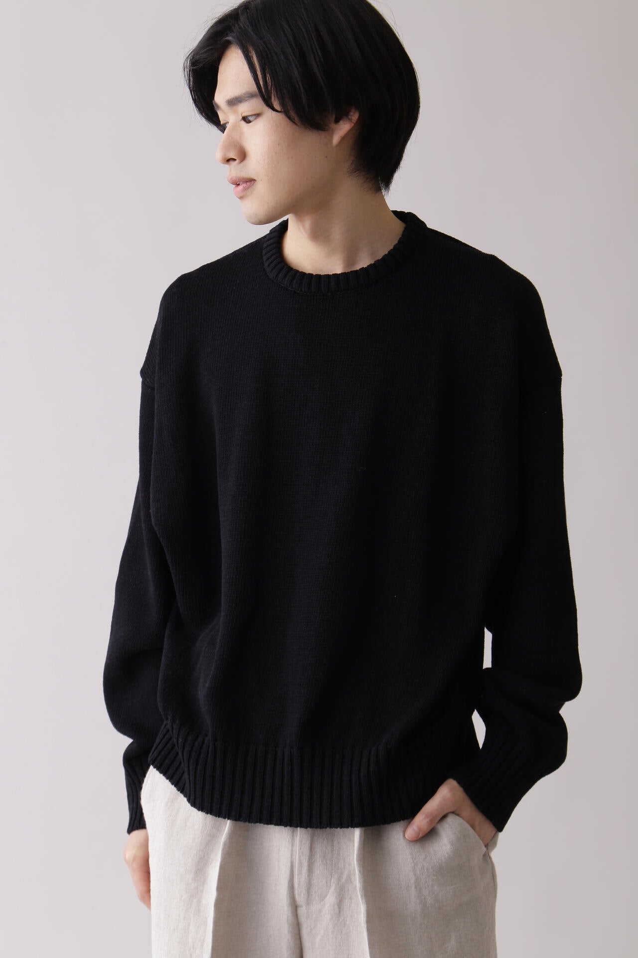 THE LIBRARY / [UNISEX] COTTON KN P/O