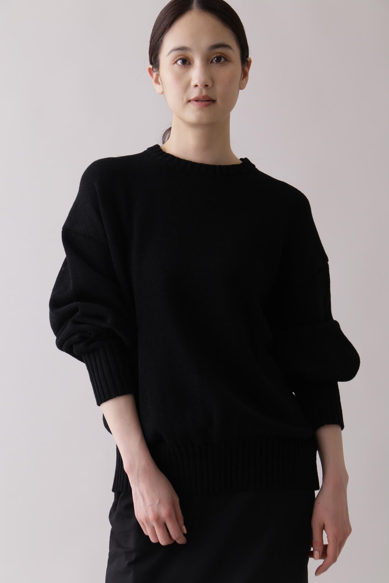 THE LIBRARY / [UNISEX] COTTON KN P/O