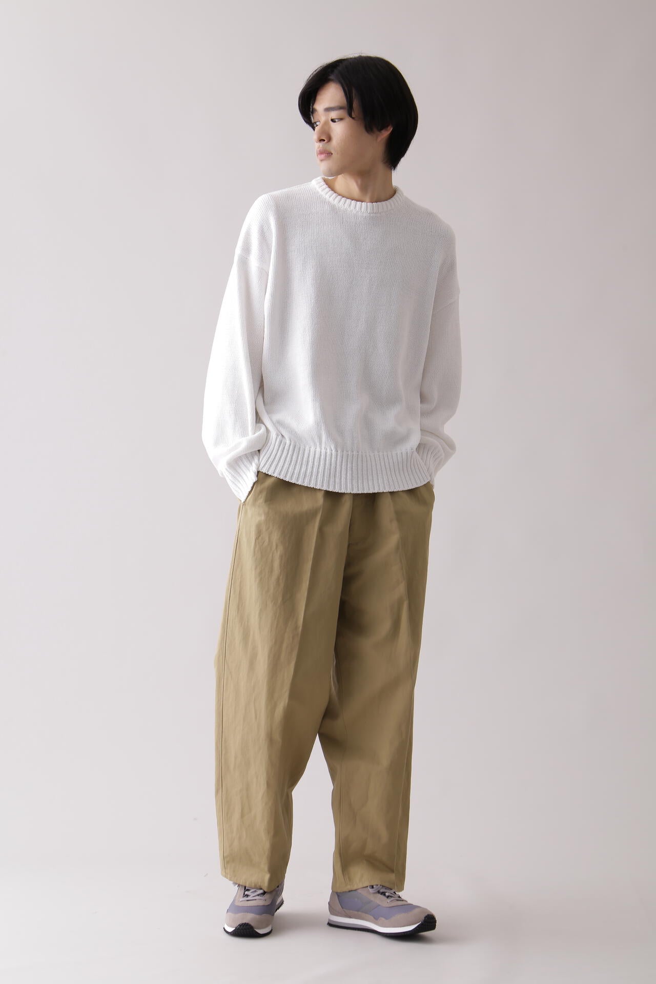 THE LIBRARY / [UNISEX] COTTON KN P/O