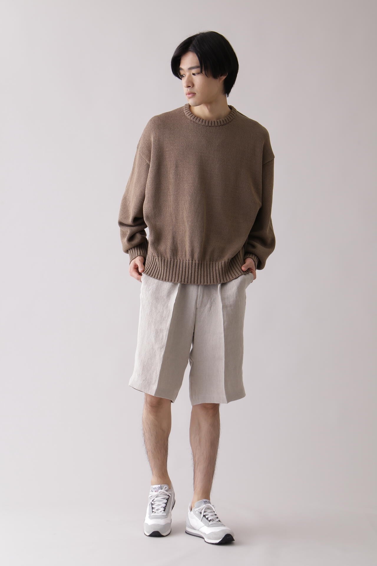THE LIBRARY / [UNISEX] COTTON KN P/O