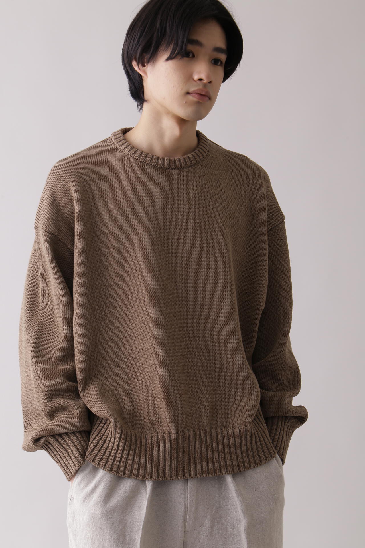THE LIBRARY / [UNISEX] COTTON KN P/O