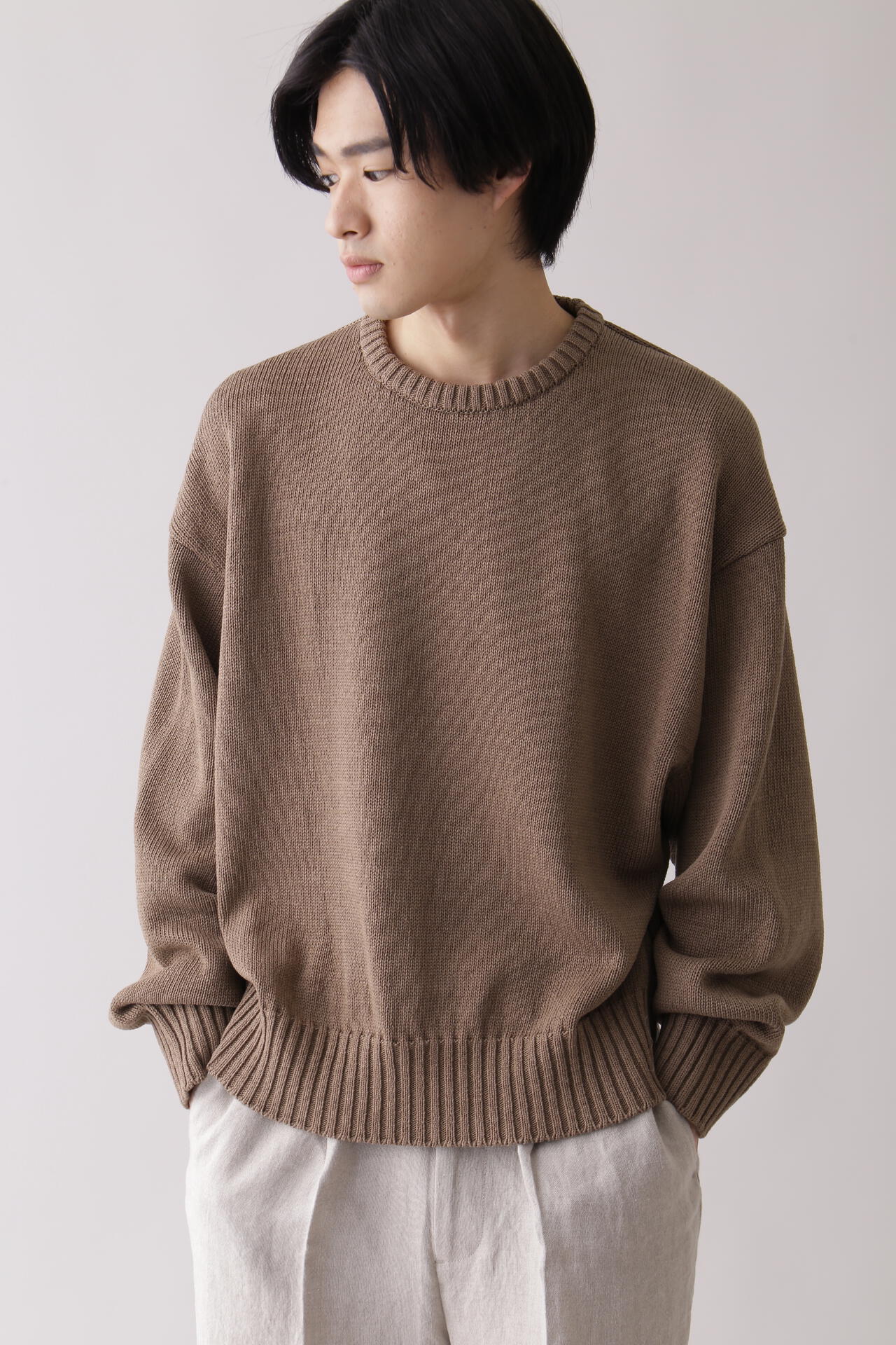 THE LIBRARY / [UNISEX] COTTON KN P/O