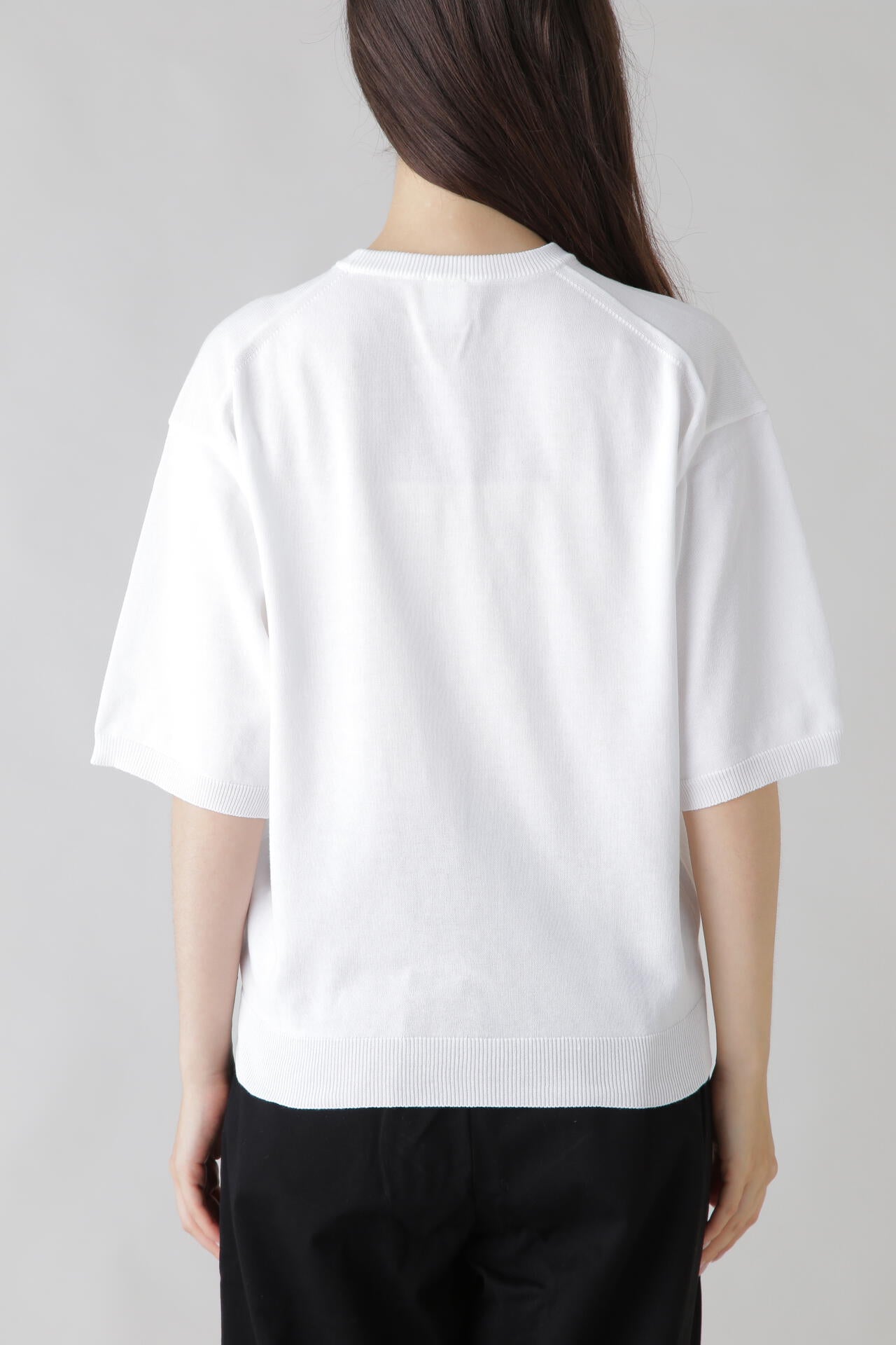 THE LIBRARY / [UNISEX] COTTON KNIT S/S P/O