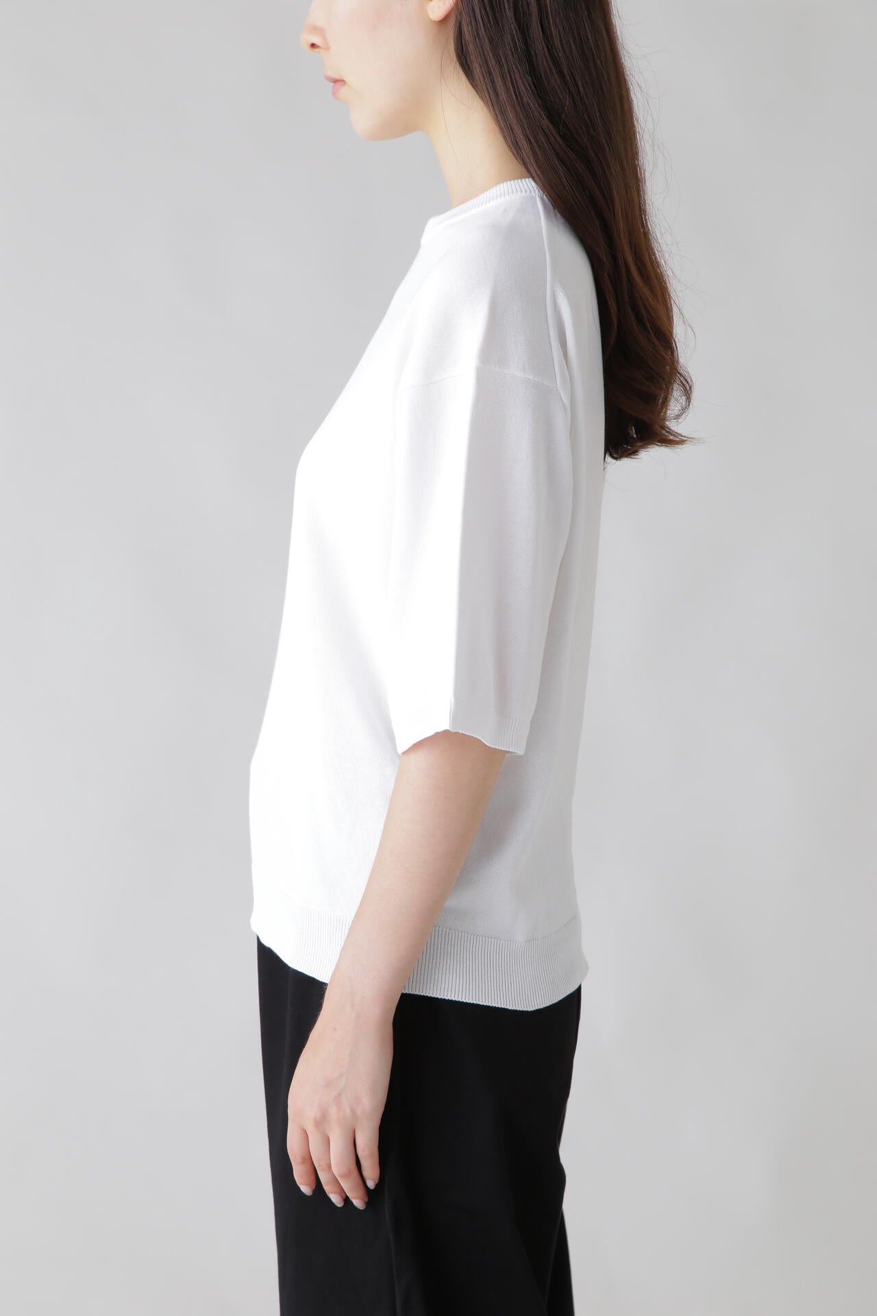 THE LIBRARY / [UNISEX] COTTON KNIT S/S P/O