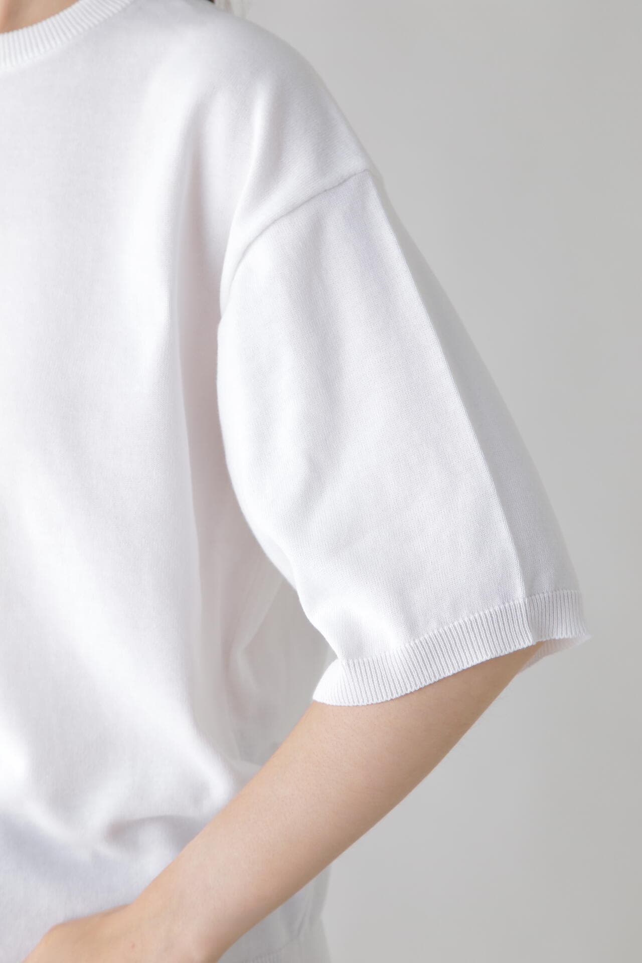 THE LIBRARY / [UNISEX] COTTON KNIT S/S P/O