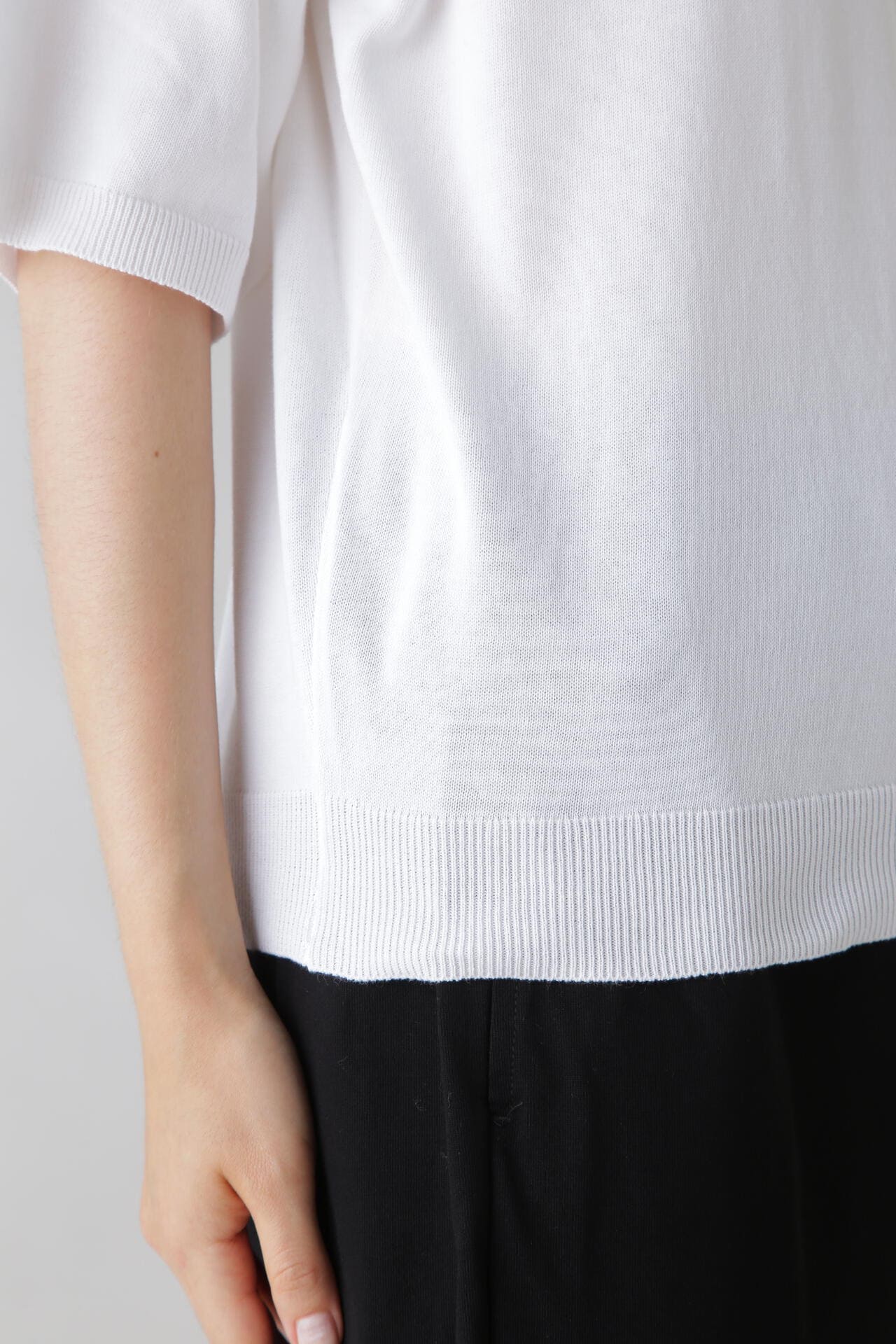 THE LIBRARY / [UNISEX] COTTON KNIT S/S P/O