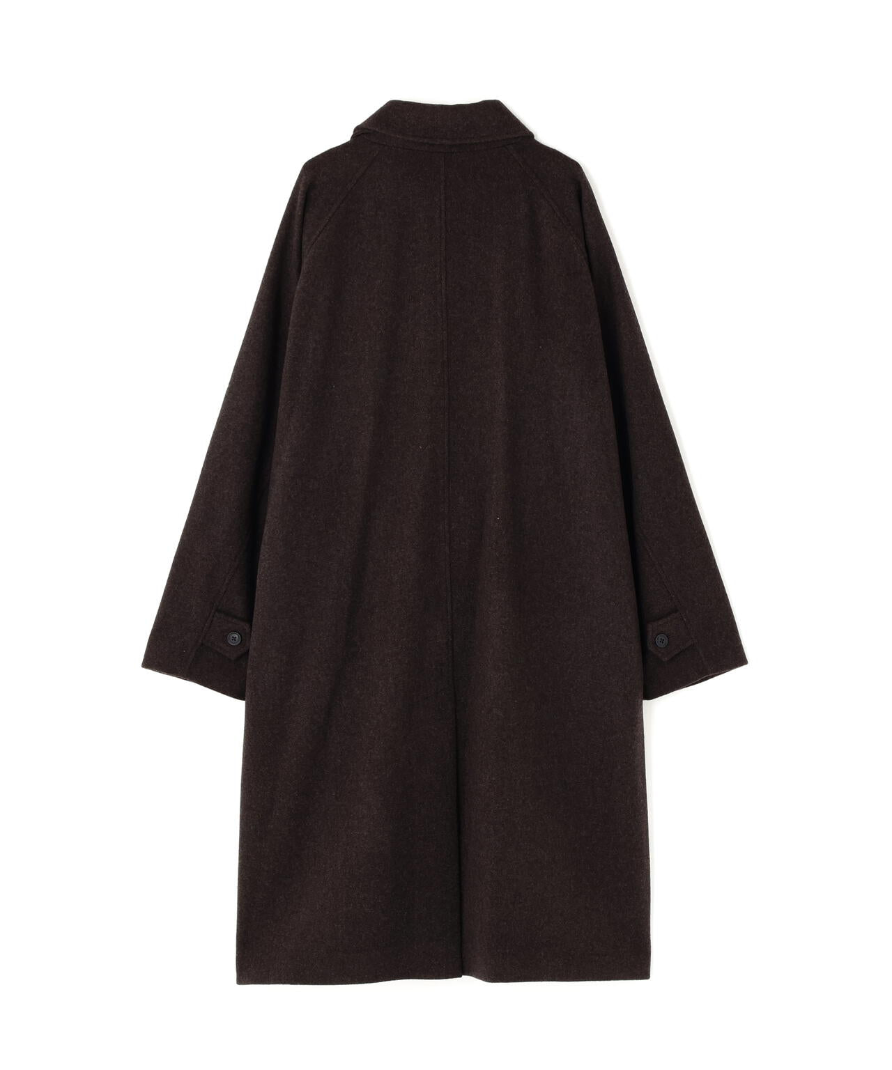THE LIBRARY / [UNISEX] SUPER100'S WOOL MELTON BAL COLLAR COAT
