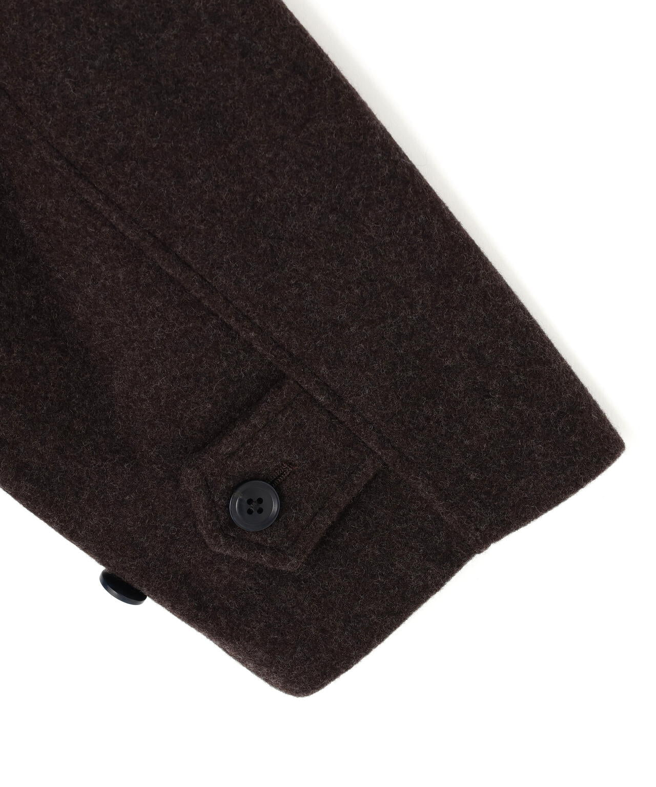 THE LIBRARY / [UNISEX] SUPER100'S WOOL MELTON BAL COLLAR COAT