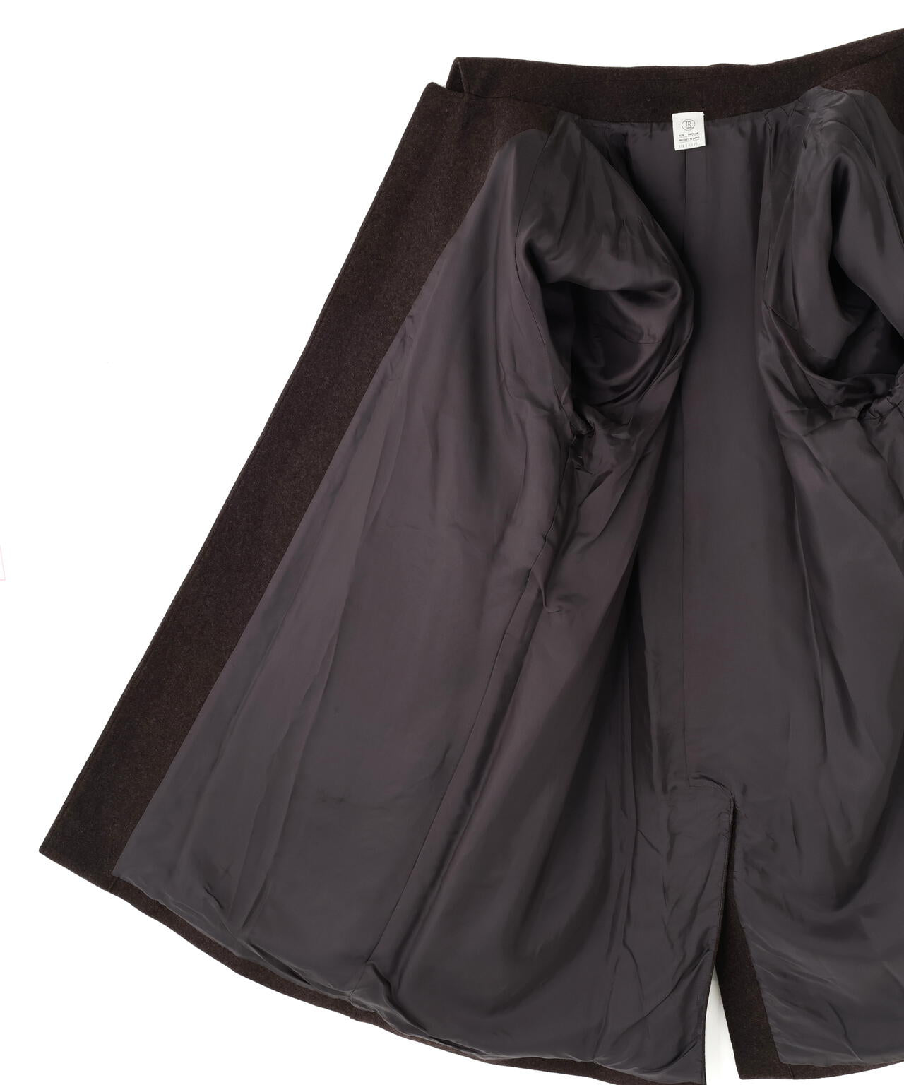 THE LIBRARY / [UNISEX] SUPER100'S WOOL MELTON BAL COLLAR COAT