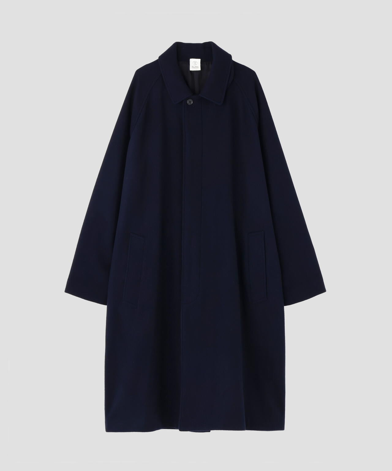 THE LIBRARY / [UNISEX] SUPER100'S WOOL MELTON BAL COLLAR COAT