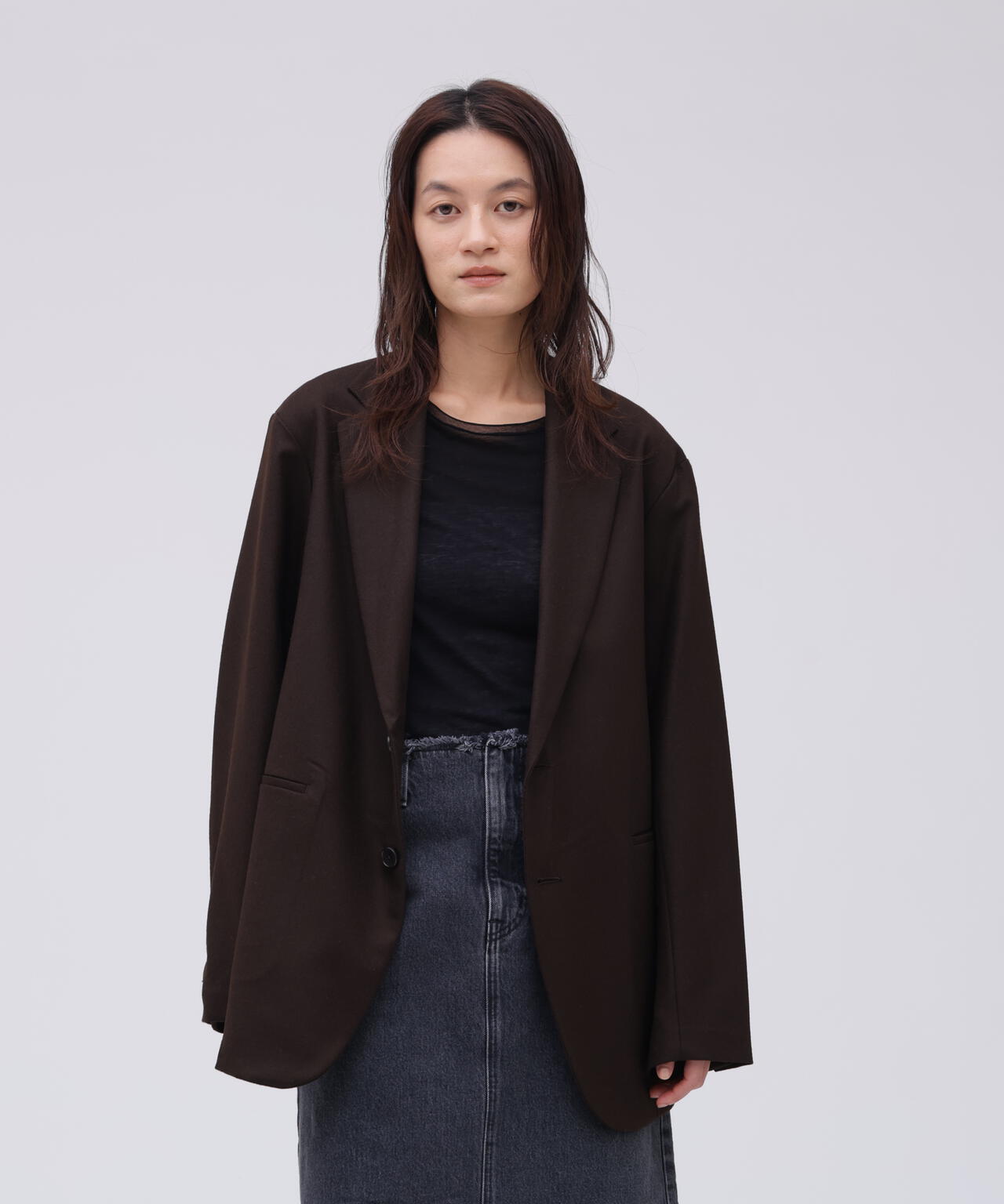 THE LIBRARY / [UNISEX] WOOL FLANNEL JACKET