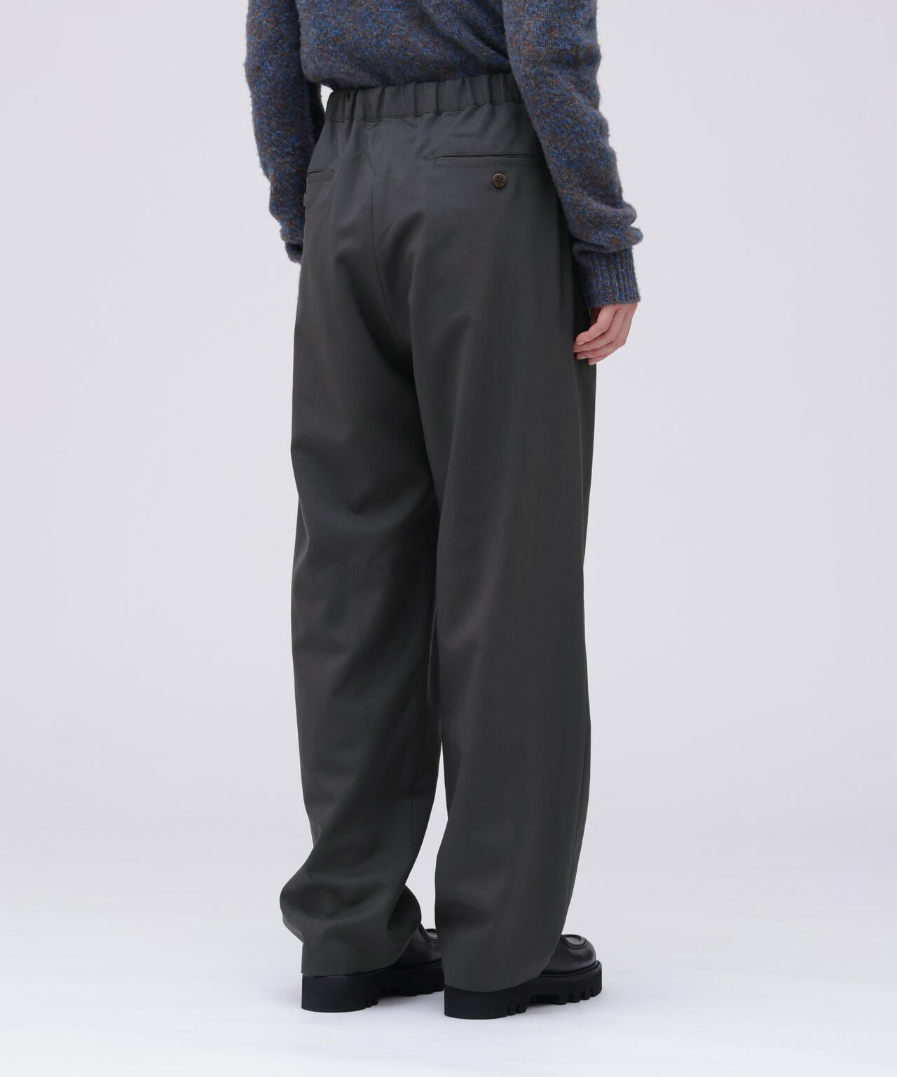 THE LIBRARY / [UNISEX] WOOL TROPICAL EASY TROUSERS | THE LIBRARY