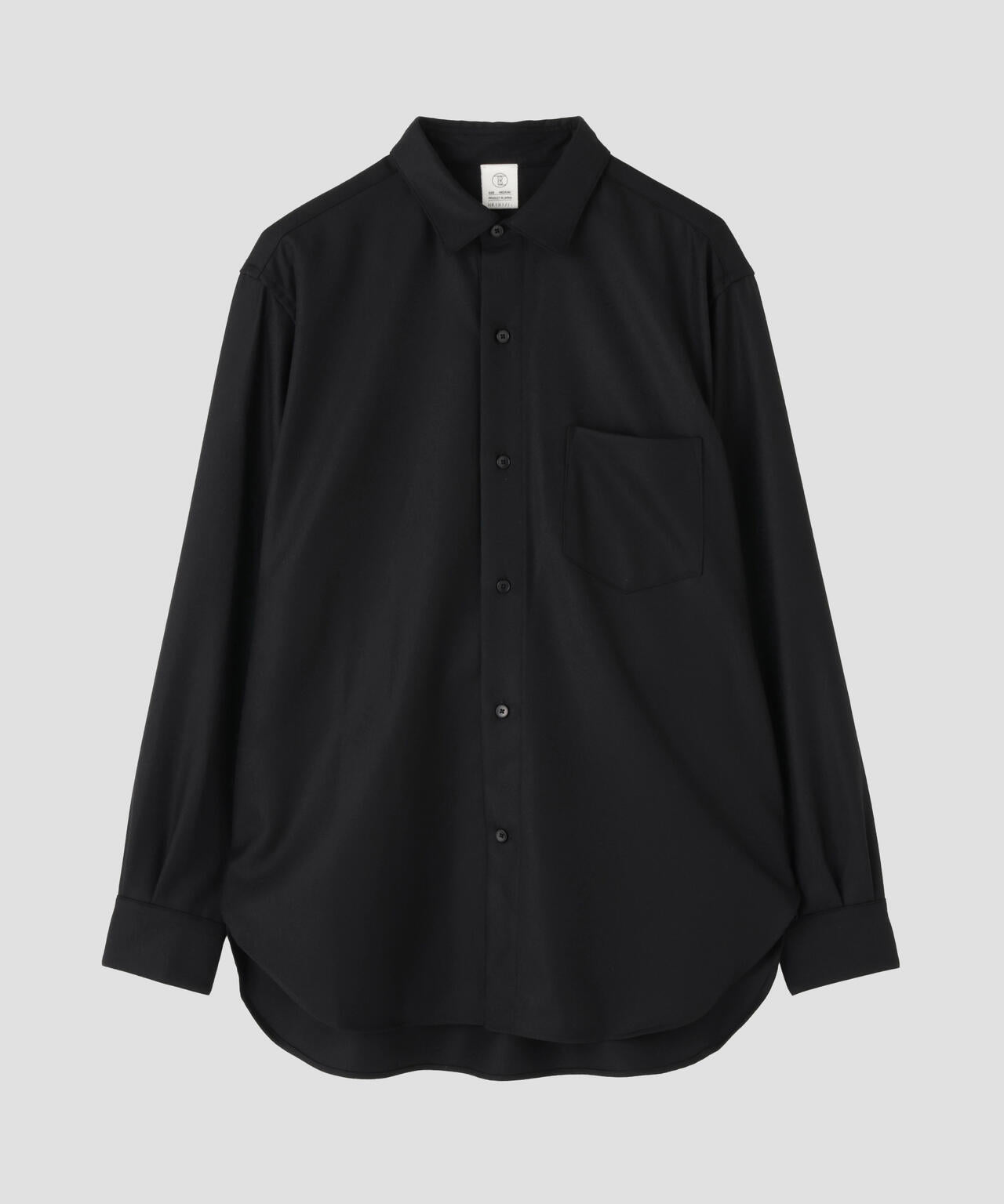 THE LIBRARY / [UNISEX] WOOL FLANNEL R/C SHIRT