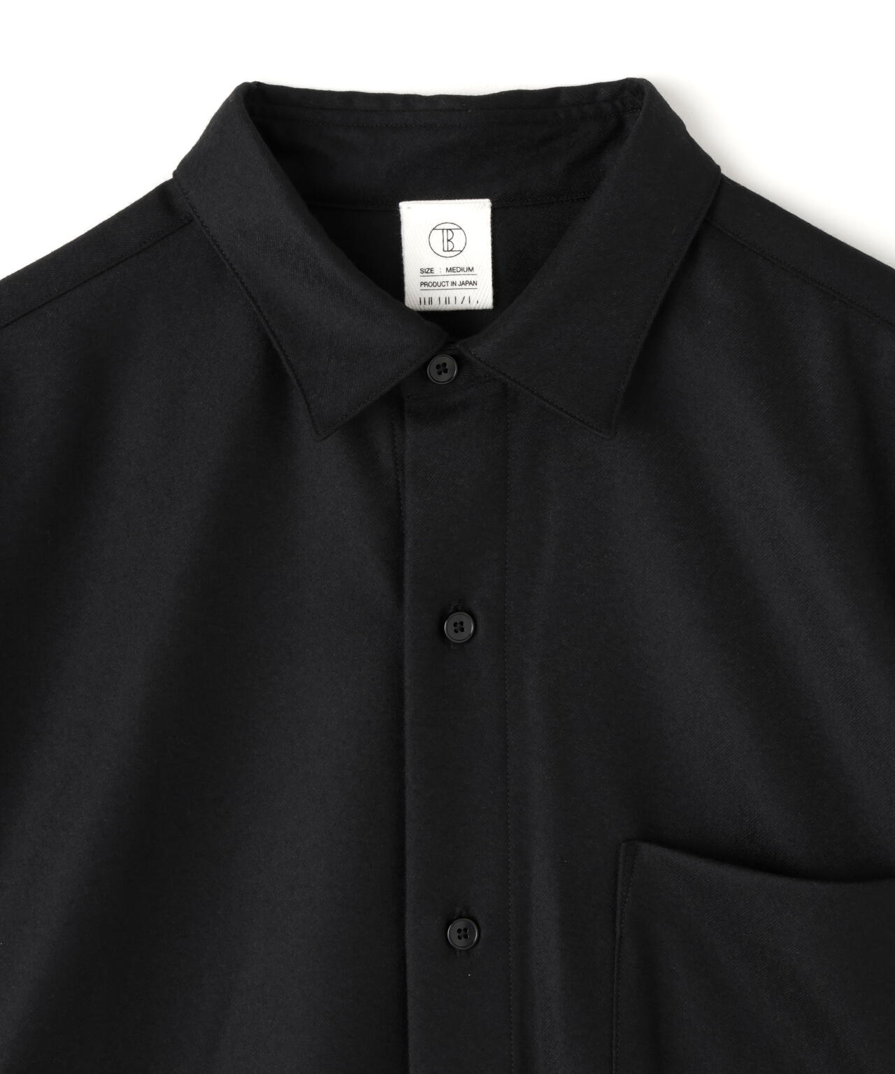 THE LIBRARY / [UNISEX] WOOL FLANNEL R/C SHIRT