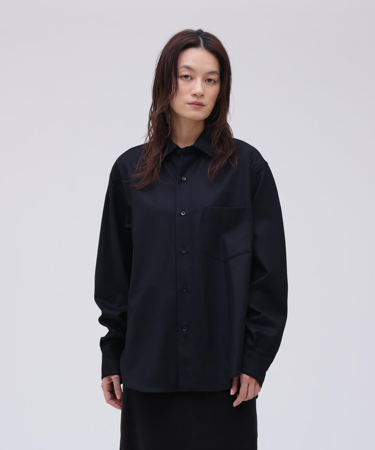 THE LIBRARY / [UNISEX] WOOL FLANNEL R/C SHIRT | THE LIBRARY（ザ
