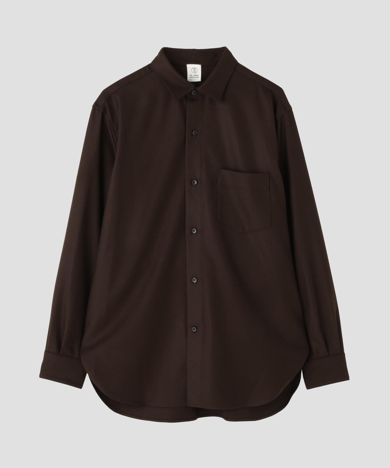 THE LIBRARY / [UNISEX] WOOL FLANNEL R/C SHIRT