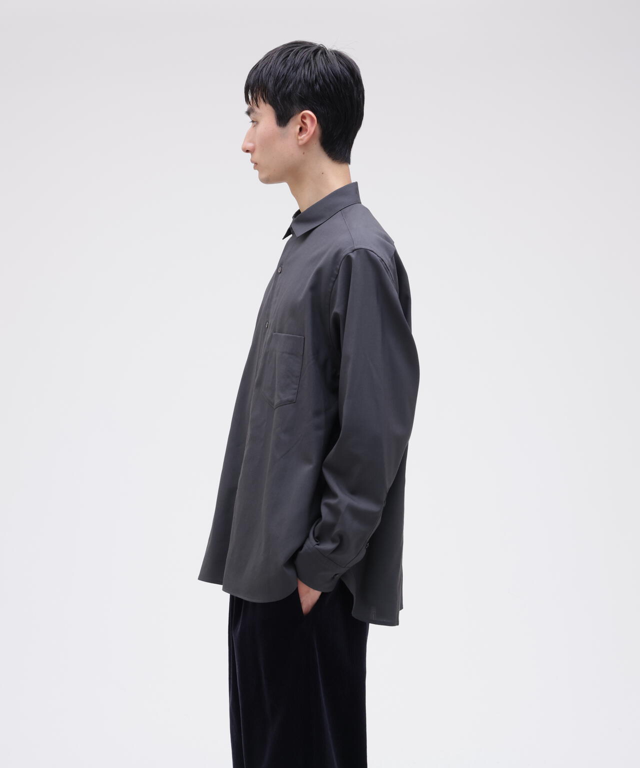 THE LIBRARY / [UNISEX] WOOL TROPICAL SHIRT | THE LIBRARY（ザ