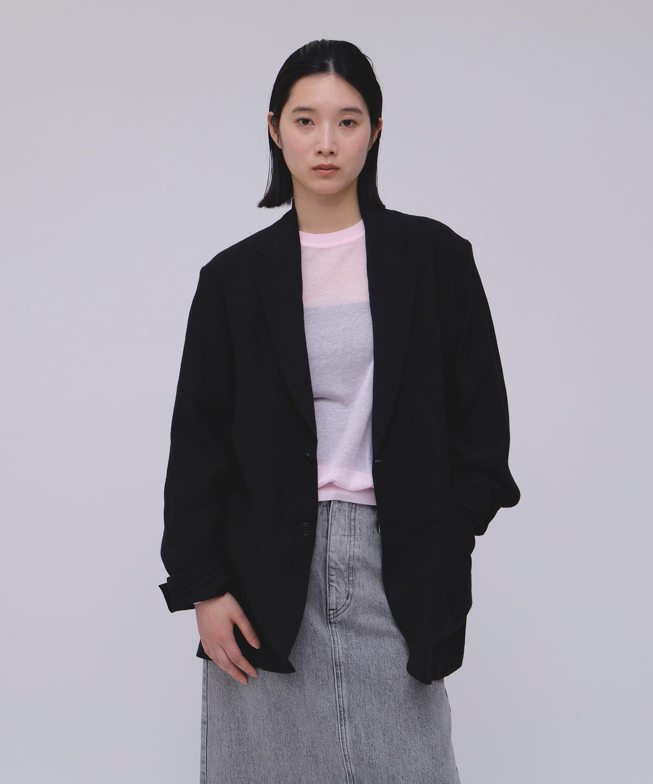 THE LIBRARY / [UNISEX] LINEN JACKET