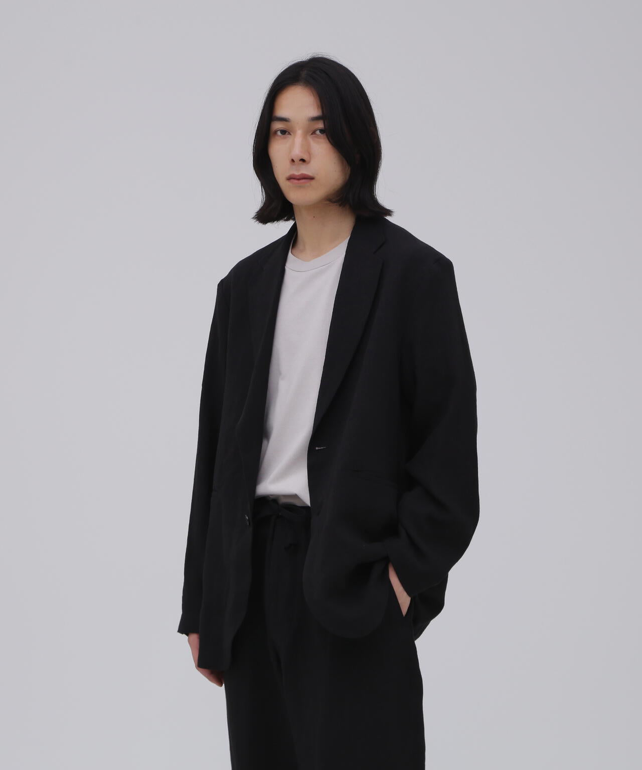 THE LIBRARY / [UNISEX] LINEN JACKET | THE LIBRARY（ザ ライブラリー