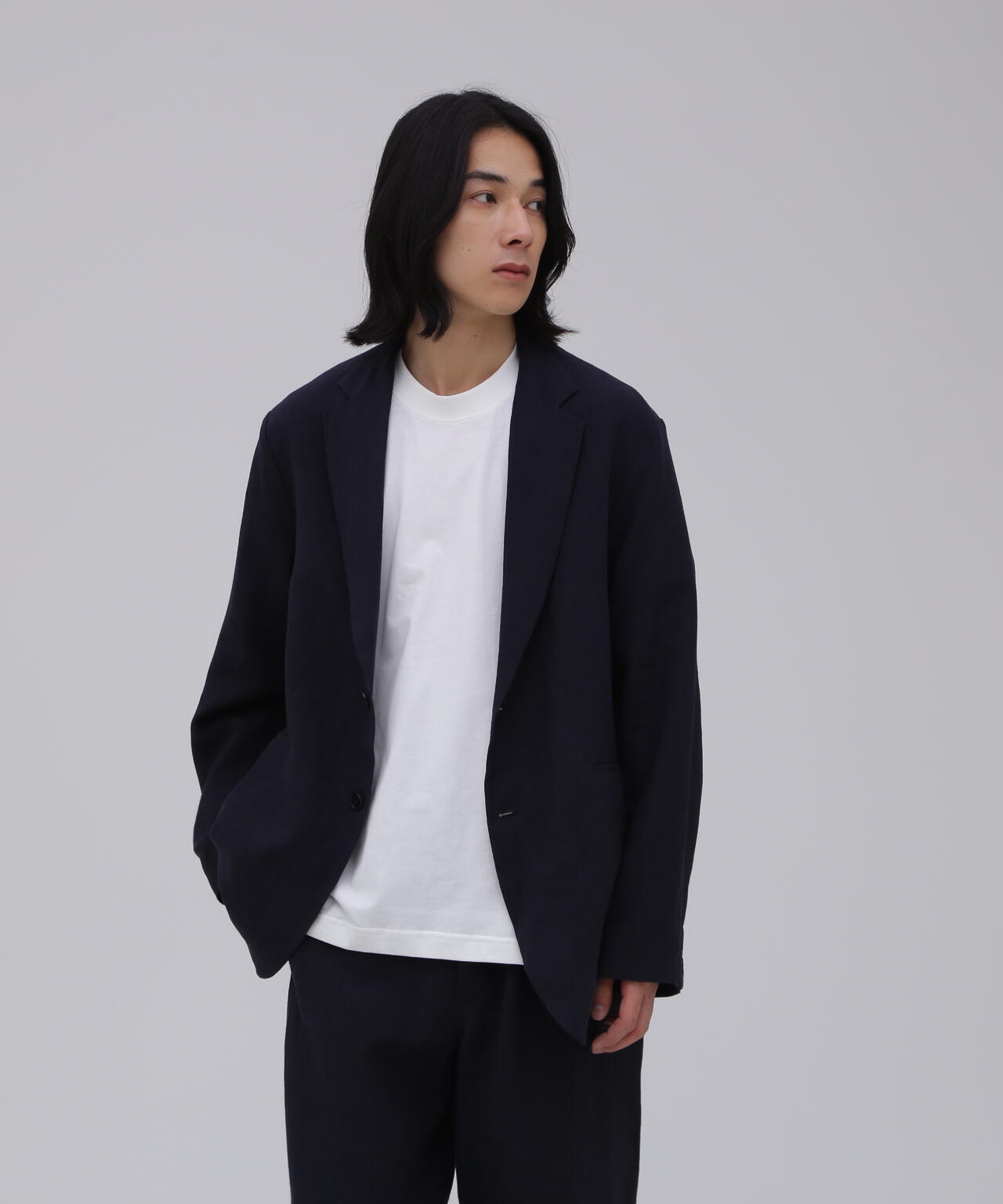 THE LIBRARY / [UNISEX] LINEN JACKET | THE LIBRARY（ザ ライブラリー