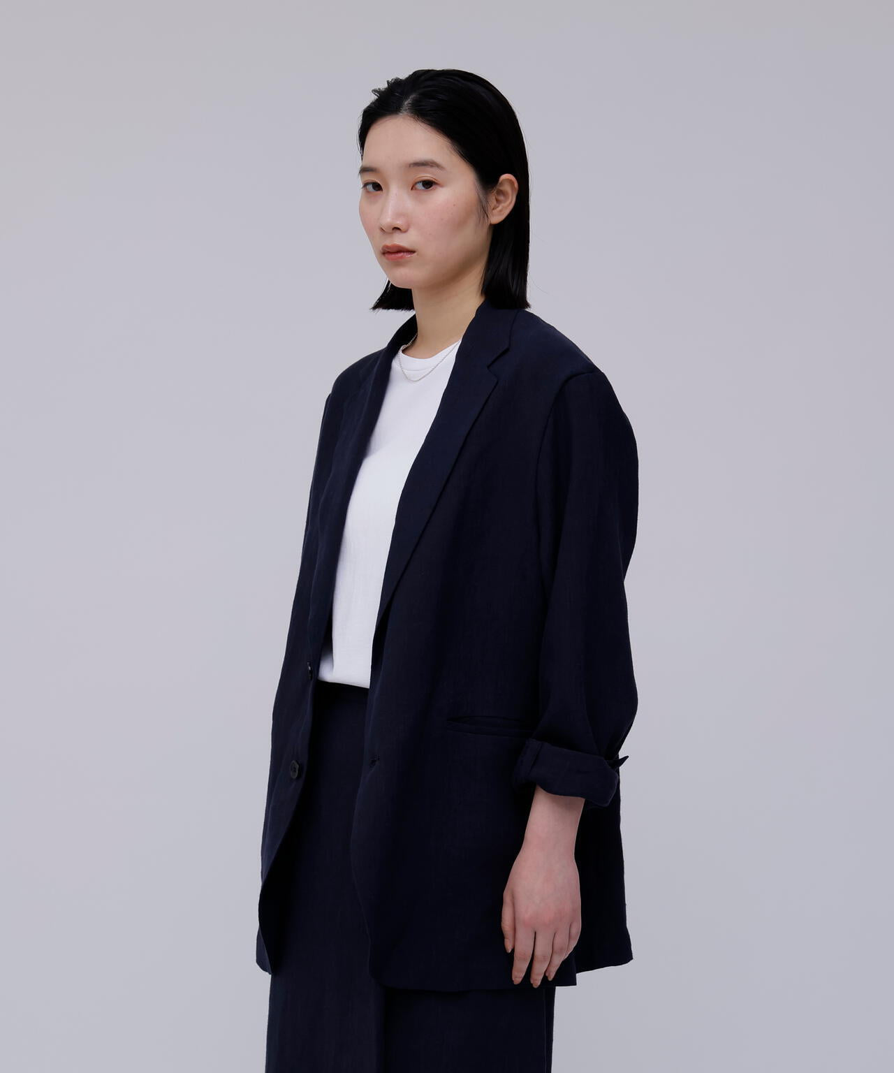 THE LIBRARY / [UNISEX] LINEN JACKET | THE LIBRARY（ザ ライブラリー