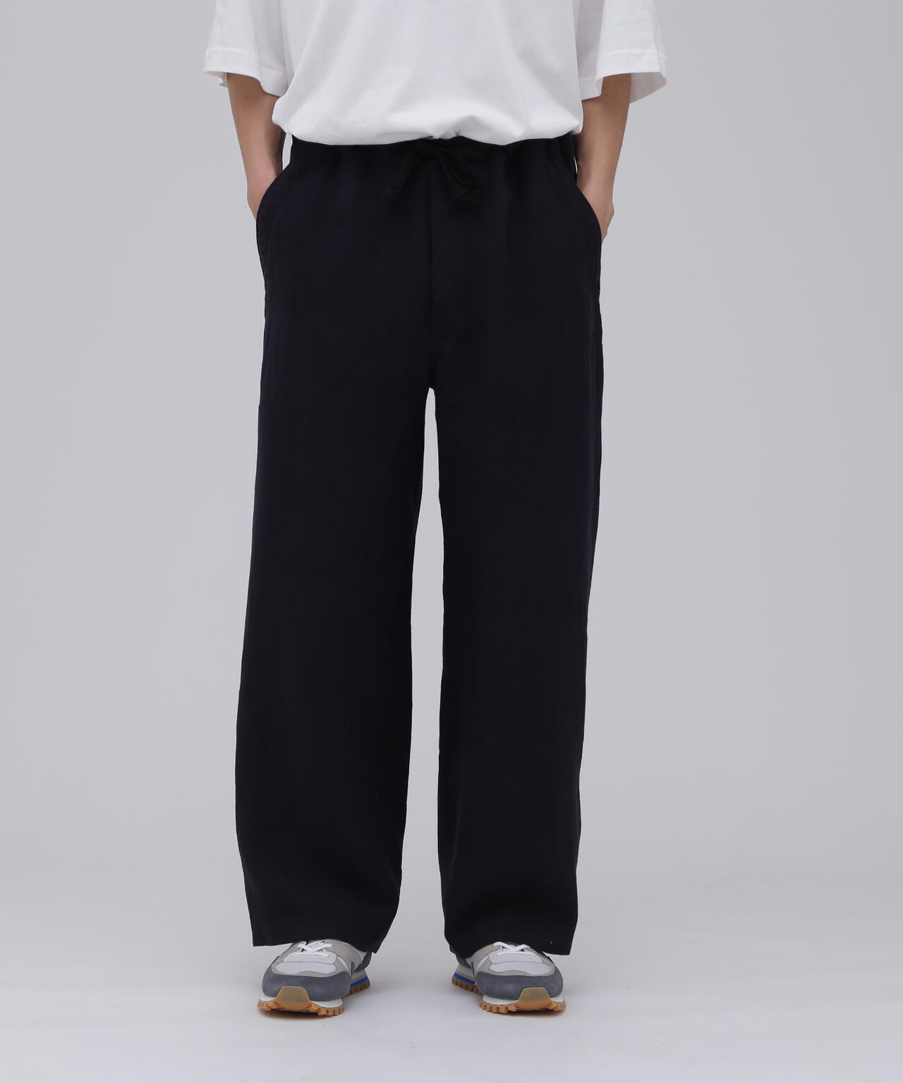 THE LIBRARY / [UNISEX] LINEN EASY TROUSERS | THE LIBRARY（ザ