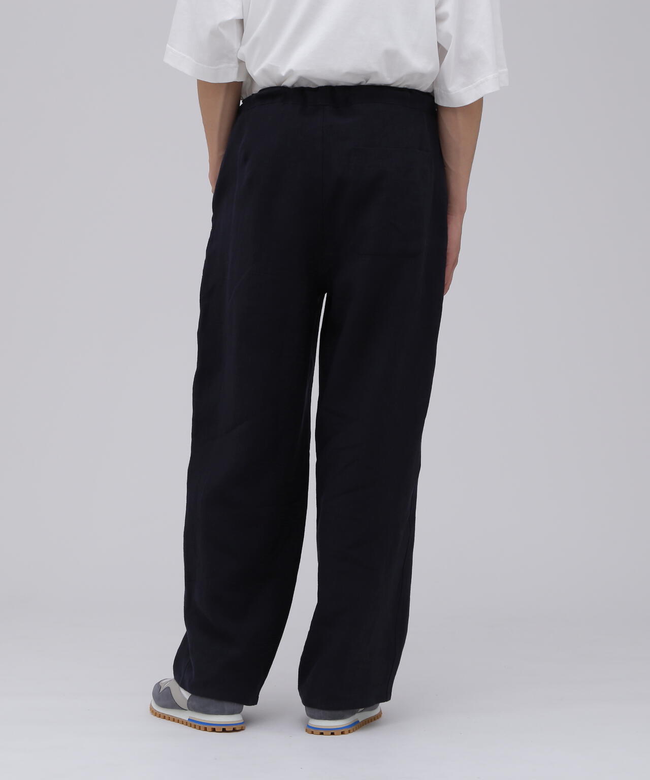 THE LIBRARY リネンワイドパンツ THE LIBRARY / [UNISEX] LINEN EASY TROUSERS | THE LIBRARY（ザ
