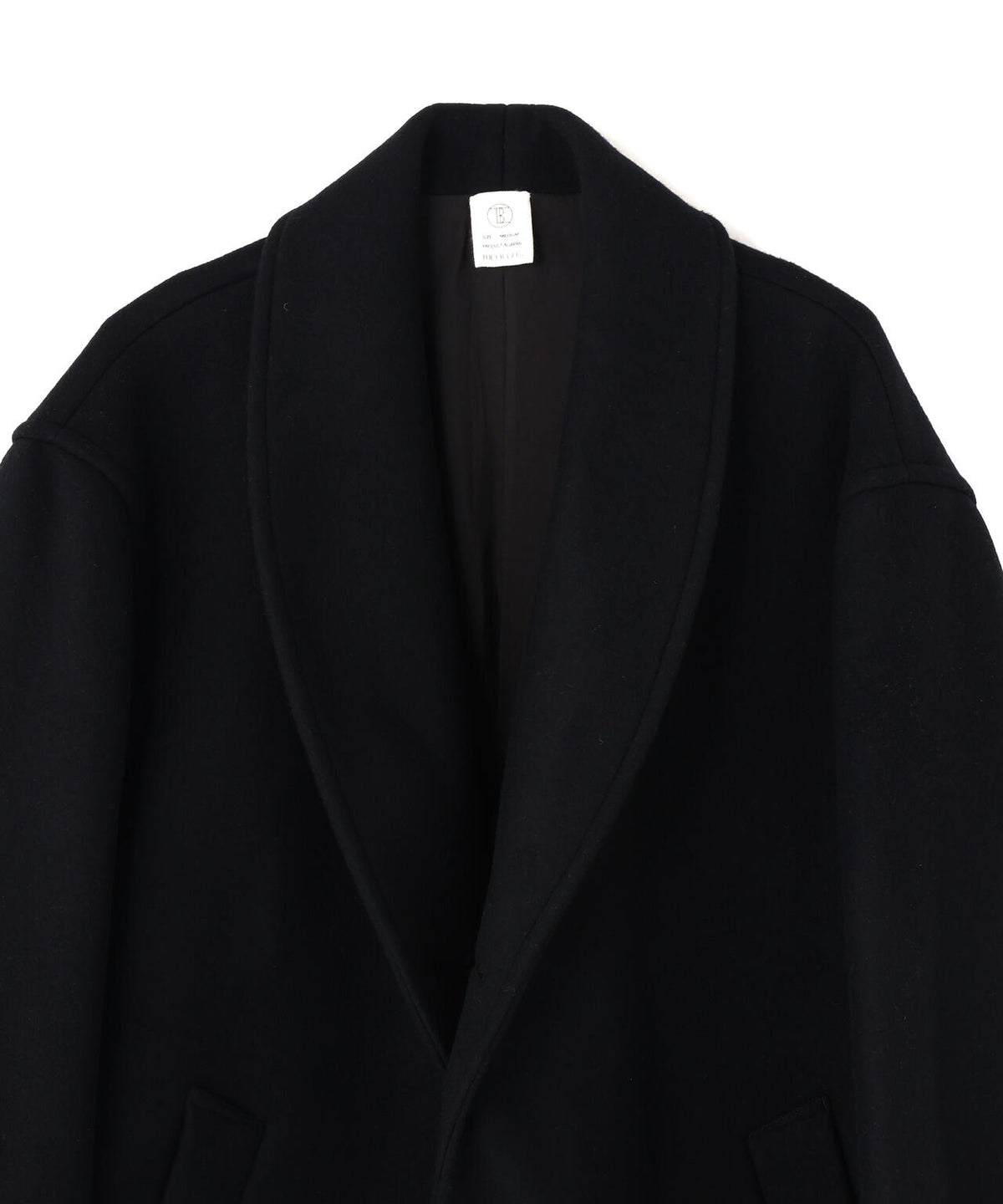THE LIBRARY / [UNISEX] WOOL MELTON SHAWL CLLAR COAT
