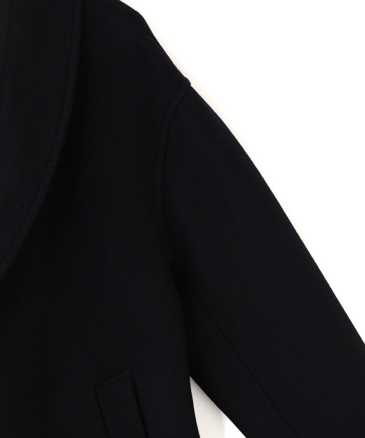 THE LIBRARY / [UNISEX] WOOL MELTON SHAWL CLLAR COAT