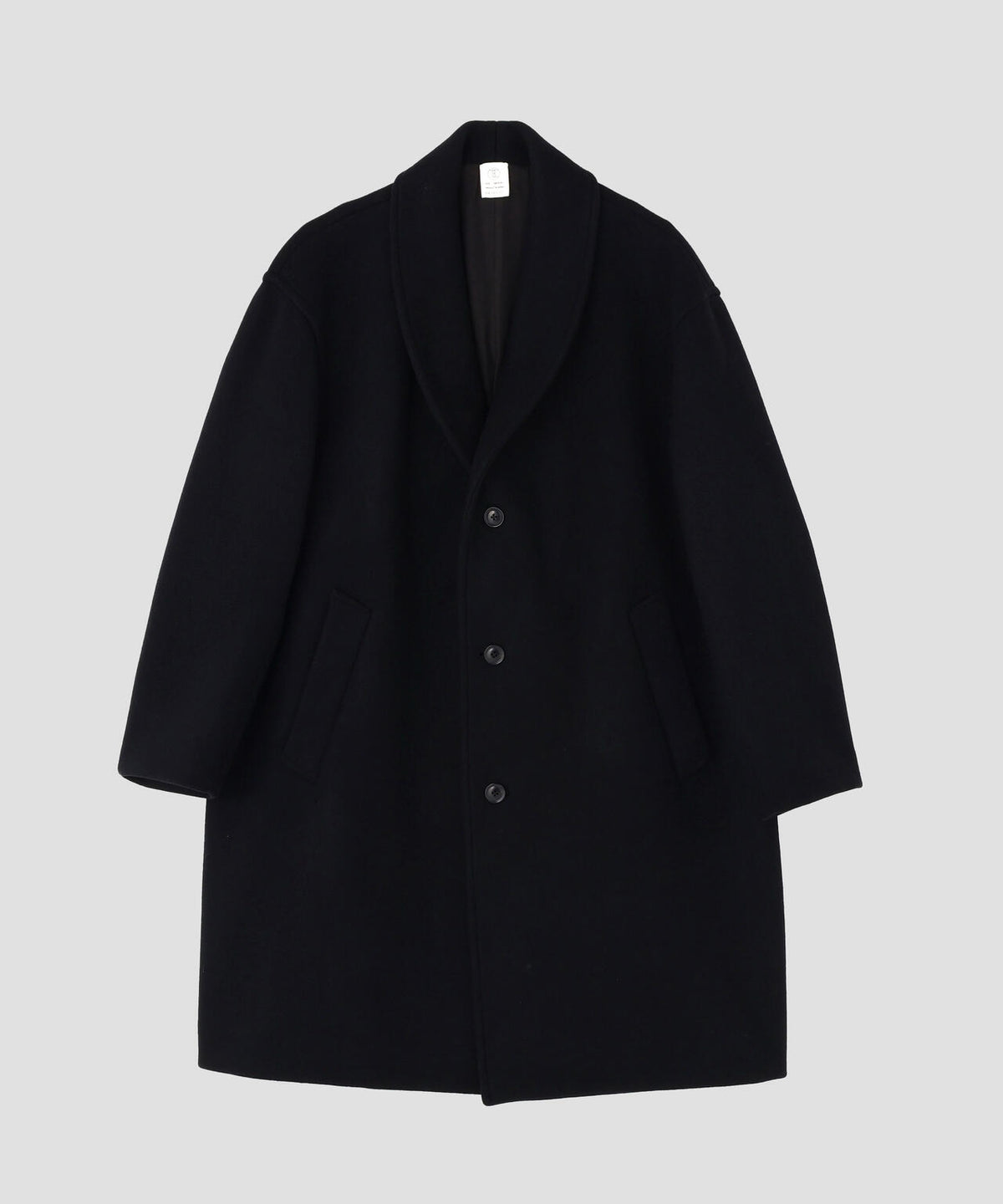 THE LIBRARY / [UNISEX] WOOL MELTON SHAWL CLLAR COAT