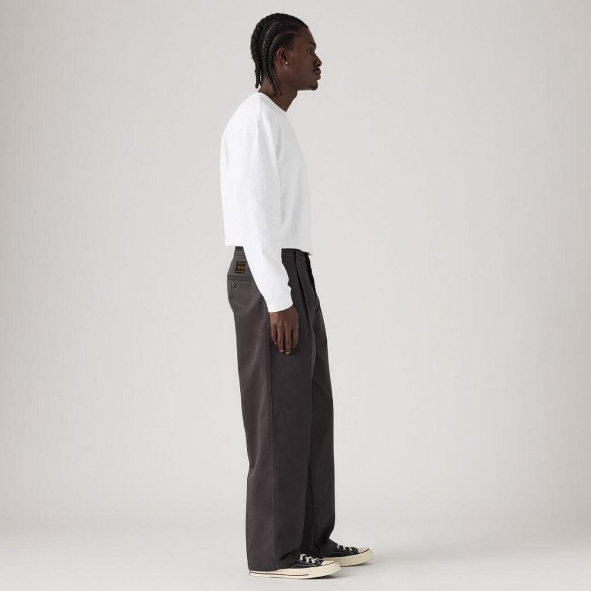 LOOSE PLTD WORK CHINO